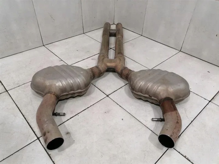 MERCEDES SL R231 X PIPE CENTER MUFFLER A2314902619 EXHAUST
