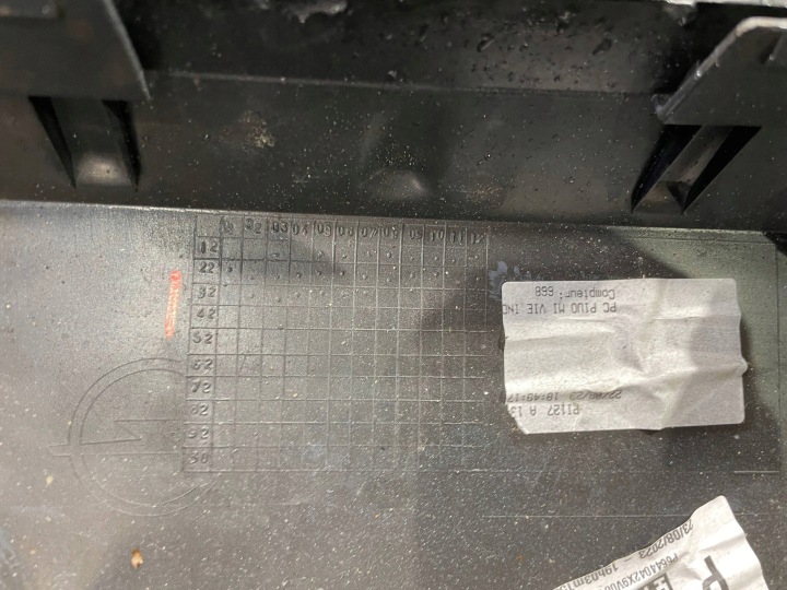 OPEL GRANDLAND I 1 X LIFT 21-24 PARE-CHOCS ARRIÈRE ARRIÈRE ANGLE GAUCHE