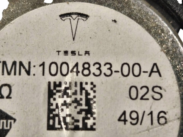 HAUT-PARLEUR PORTES AVANT TOUTES TESLA MODÈLE AVEC 100483300A