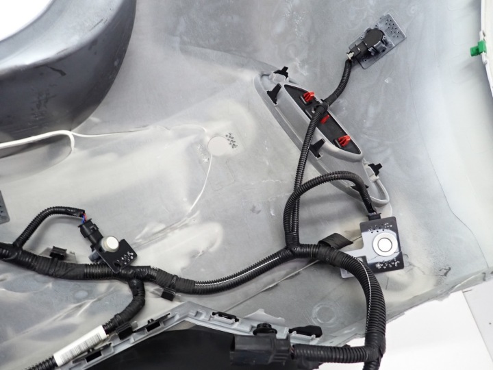 PARE-CHOCS ARRIÈRE ARRIÈRE COMPLET ORIGINAL PDC CAMÉRA OPEL CORSA F 23R