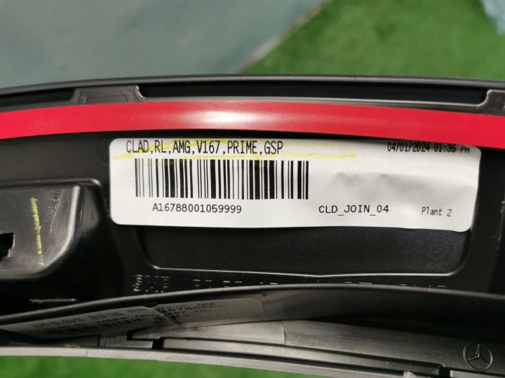MERCEDES GLE W167 V167 AMG 19-23 MOULURE ARRIÈRE GAUCHE NEUF A1678840600