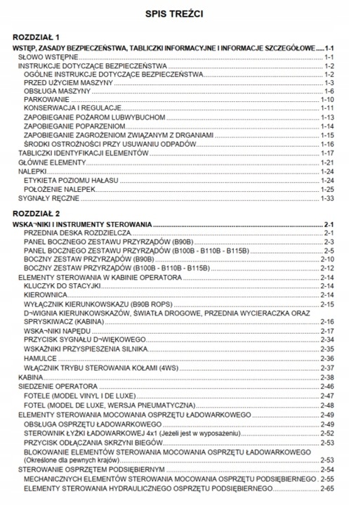 NUEVO HOLLAND B90B-B115B MANUAL MANTENIMIENTO DTR 