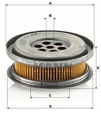 MANN-FILTER H85 FILTER DRIVE SERVO DB W123,W 