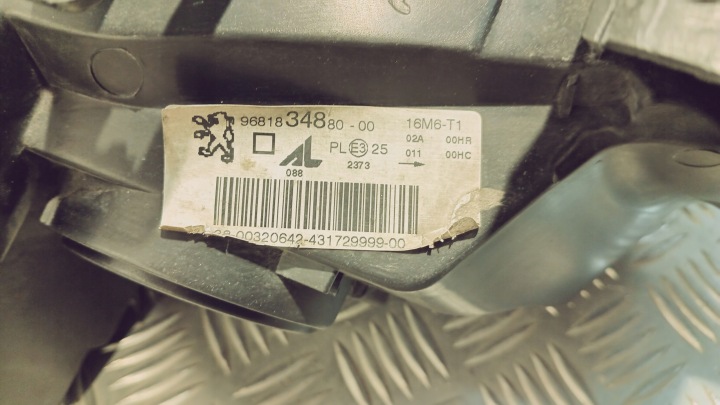 PEUGEOT 307 LIFT 05-11 9681832280 9681834880 LENTILLE ORIGINAL EUROPE L+P