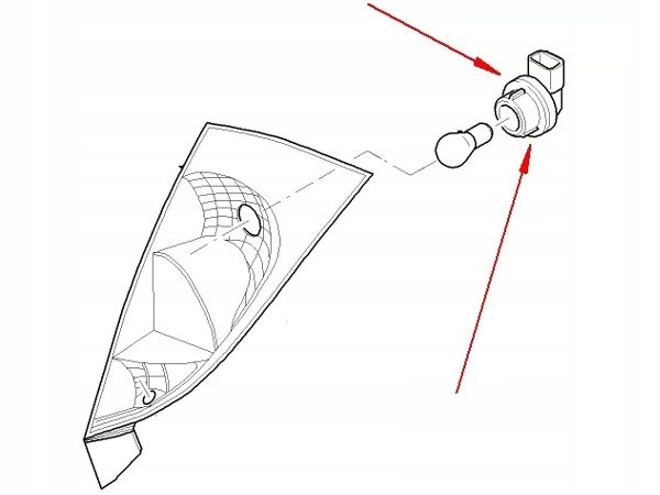 APTAISAS LEMPUTĖS ŽIBINTAI GALINĖS FORD FOCUS MK1 MK2 II nuotrauka 4