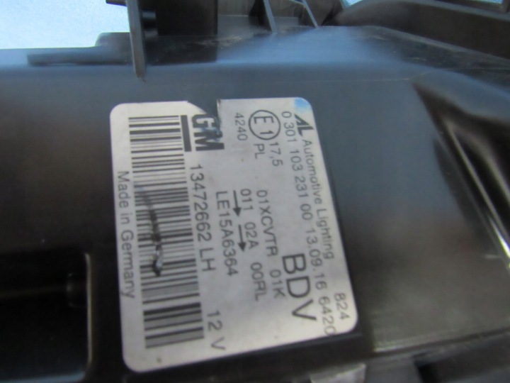 DROITE GAUCHE OPEL ZAFIRA C LIFT COMPLET LED NON KLEJONA EUROPA7