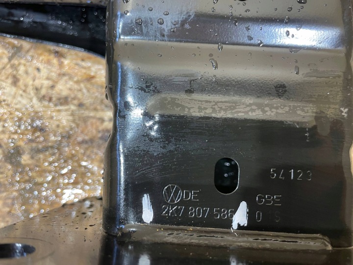 VW CADDY IV 4 2K7 20- POUTRE RENFORCEMENT PARE-CHOCS ARRIÈRE ARRIÈRE