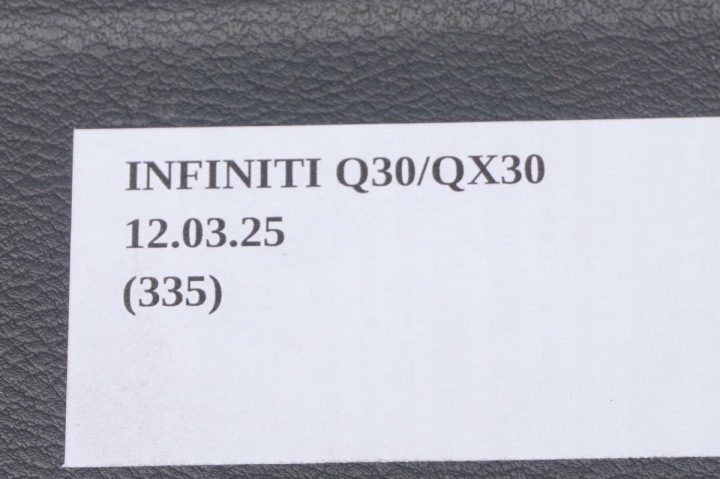 PROTECTION COUVERCLES DE COFFRE COUVERCLES DE COFFRE INFINITI Q30 QX30 909015DA0A