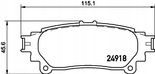 HELLA PAGID PADS BRAKE 8DB 355 015-371 photo 3 - milautoparts-fr.ukrlive.com