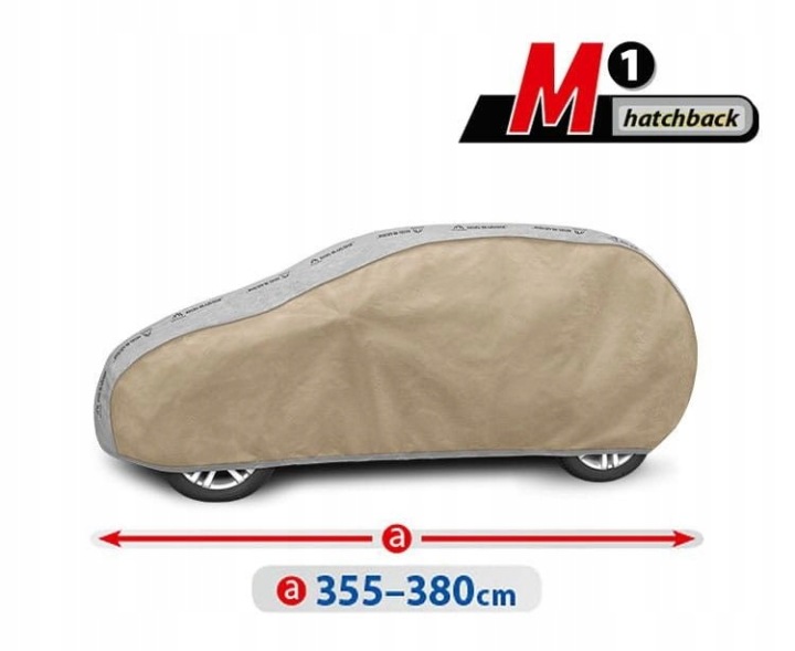 HOUSSE SUR VOITURE KEGEL-BLAZUSIAK BÂCHE M1 BERLINE COMPACTE 355-380 CM