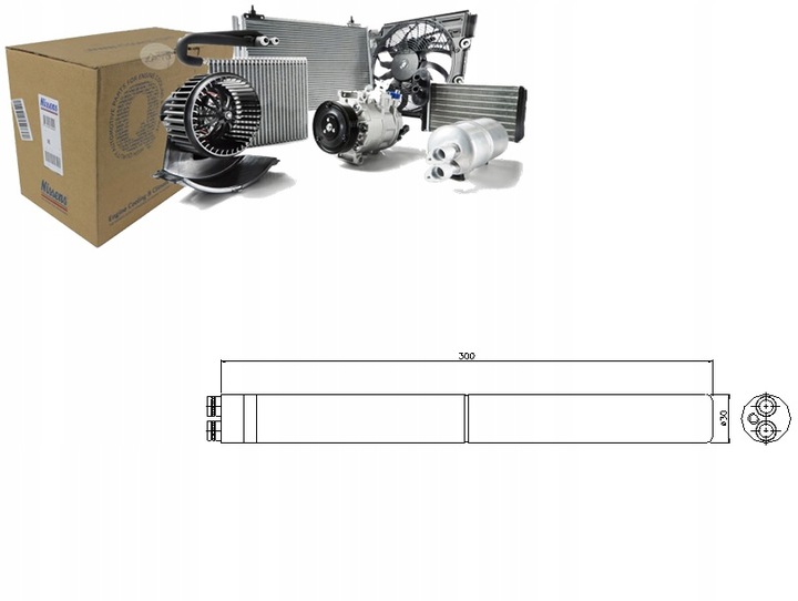 NISSENS 95443 OSUSZACZ, ACONDICIONAMIENTO 