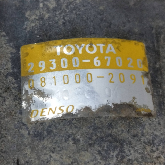2006 TOYOTA HIACE (H200) POMPE PRESSION VIDE 2930067020