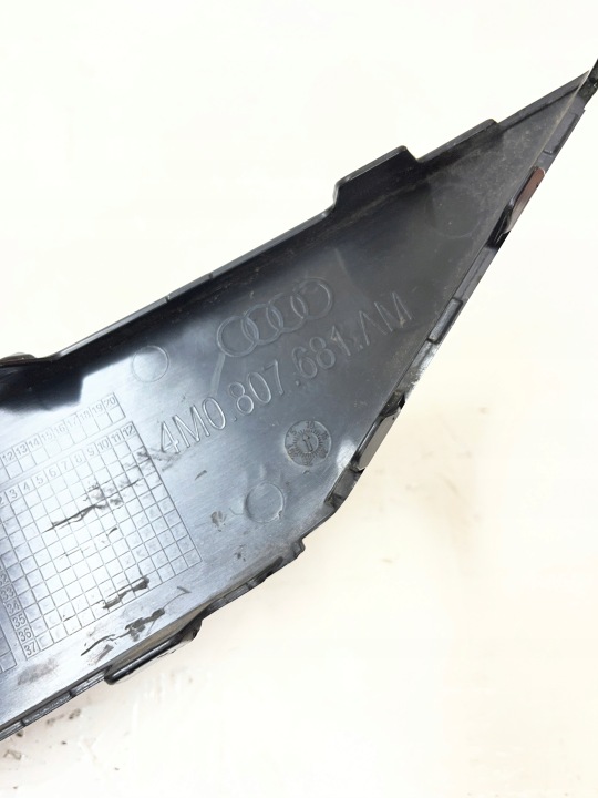 AUDI Q7 II 4M LIFT S-LINE 19-25 GRILLE PARE-CHOCS GAUCHE AVANT 4M0807681AM