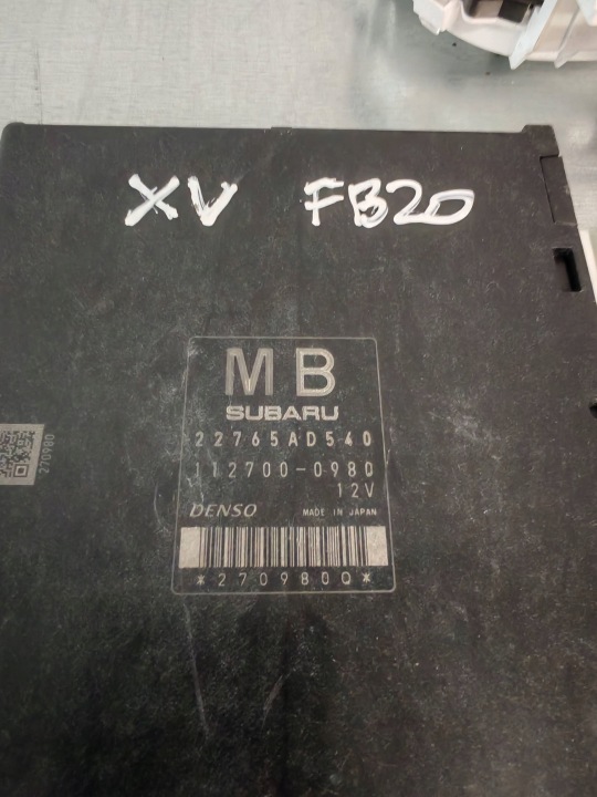 SUBARU XV I FB20 CONTRÔLEUR MODULE ECU IMMO