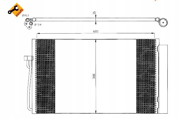 CONDENSADOR RADUADOR DE ACONDICIONADOR NRF 8361362 64508 