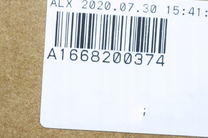 MERCEDES-BENZ GL X166 RÉFLECTEUR ARRIÈRE PARE-CHOCS GAUCHE A1668200374 ORIGINAL