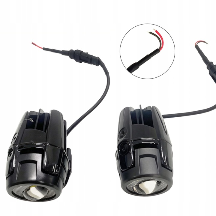 2 CV HALOGÈNES LED CREE VERS BMW R1200GS F800GS COMPLET KIT PROJECTEUR MOTOCYCLETTE