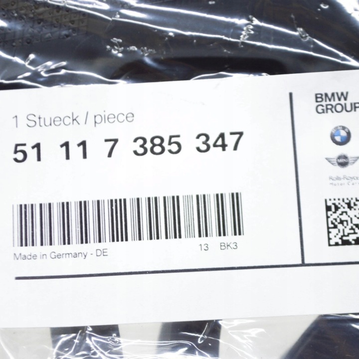 BMW 5 G30 SUPPORT PARE-CHOCS AVANT GAUCHE 51117385347 7385347