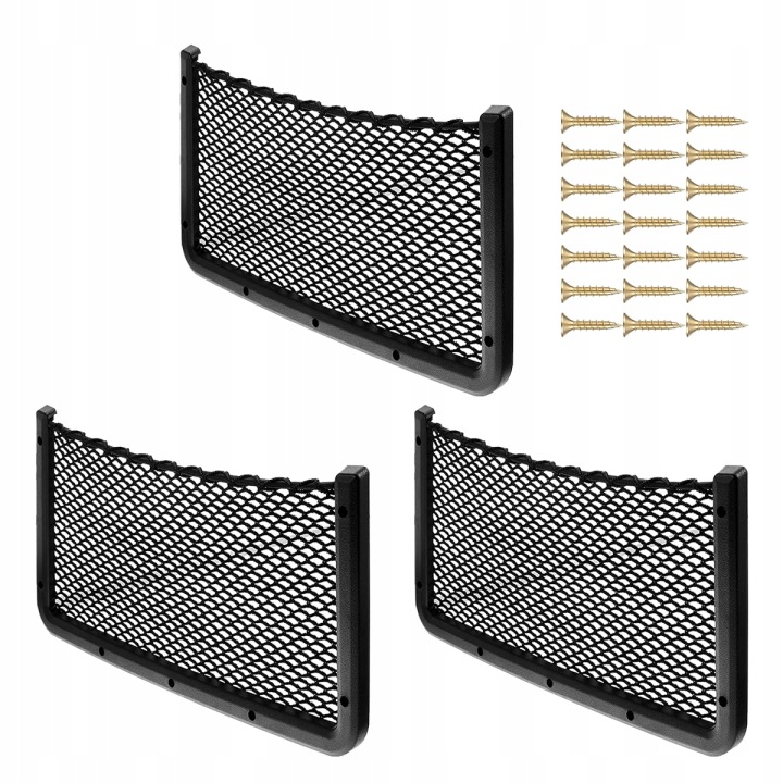 ÉLASTIQUE GRILLE ORGANISEUR VERS COUVERCLES DE COFFRE AUTOMOBILE 41.5 X 21.5CM