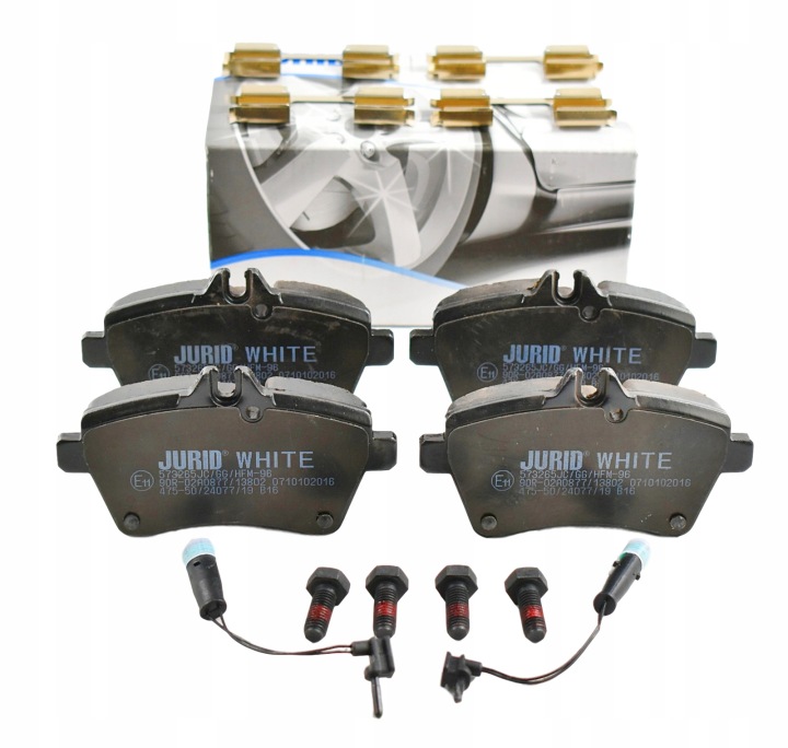 DISQUES PLAQUETTES AVANT JURID MERCEDES CLASSE A