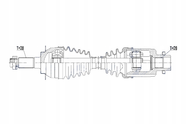 DEMI-ARBRE MENÉE SUZUKI SX4 2.0DDIS TRANSMISSION AVANT 4WD 09- FIAT SEDICI 2.0D 4WD