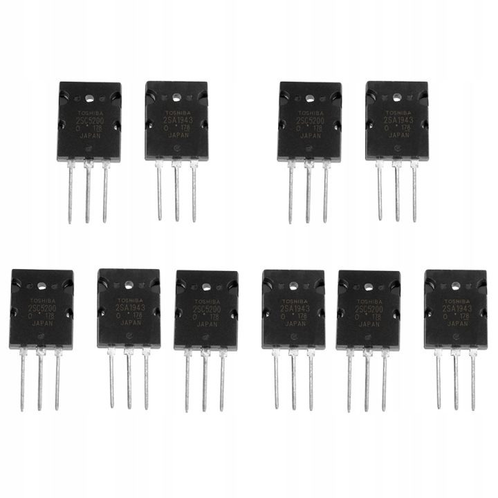 TRANZYSTOR AUDIO 5 VAPEUR 2SA1943 2SC5200 A1943 C5200