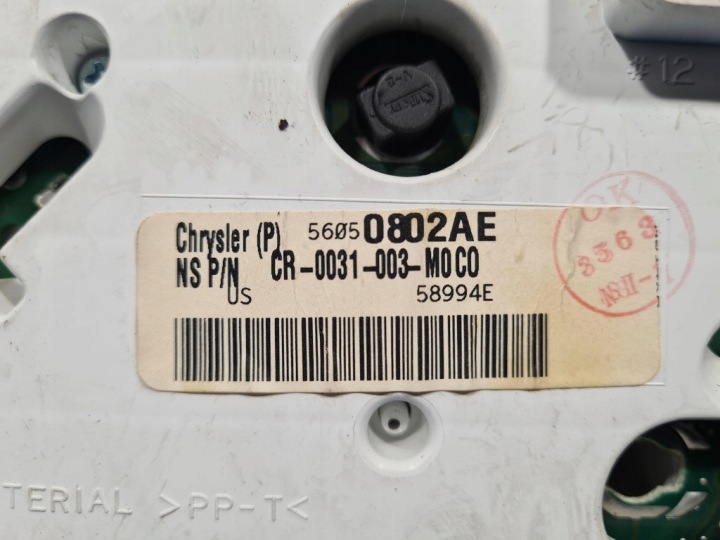 JEEP GRAND CHEROKEE WJ COMPTEUR