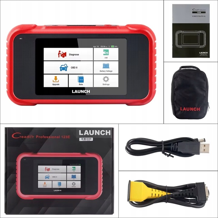 CRP 123E V3 LAUNCH 2025 INTERFACE DIAGNOSTIC OBD2 DOIP CAN-FD VERSION PL