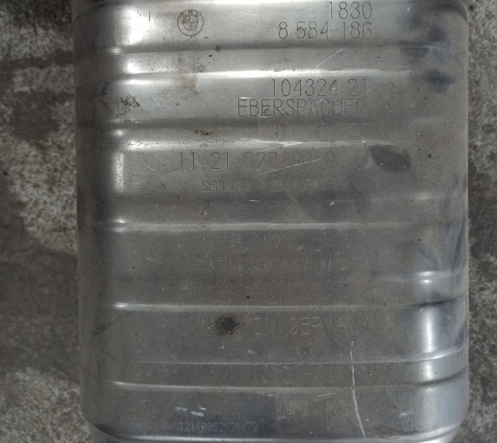 BMW F20 F30 MODULE SILENCIEUX CATALYSEUR ÉCHAPPEMENT