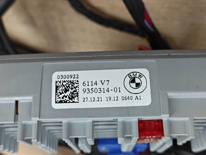 FAISCEAU DE CÂBLES INSTALLATION ÉLECTRIQUE INTÉRIEUR CABINES MODULE BMW 840I G16 GRAN COUPÉ 9350313