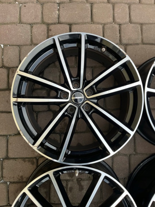 JANTES EN ALLIAGE BORBET VW SEAT SKODA MERCEDES AUDI 5X112 19 ÉTRIERS CAPTEURS