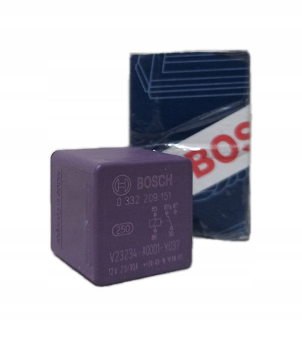 RELÉ UNIVERSAL 30A 5 PIN 0332209151/BOS BOSCH 