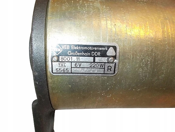 PRADNICA 6V 220W WARTBURG 311 312 313 TRABANT 500 600 FRAMO