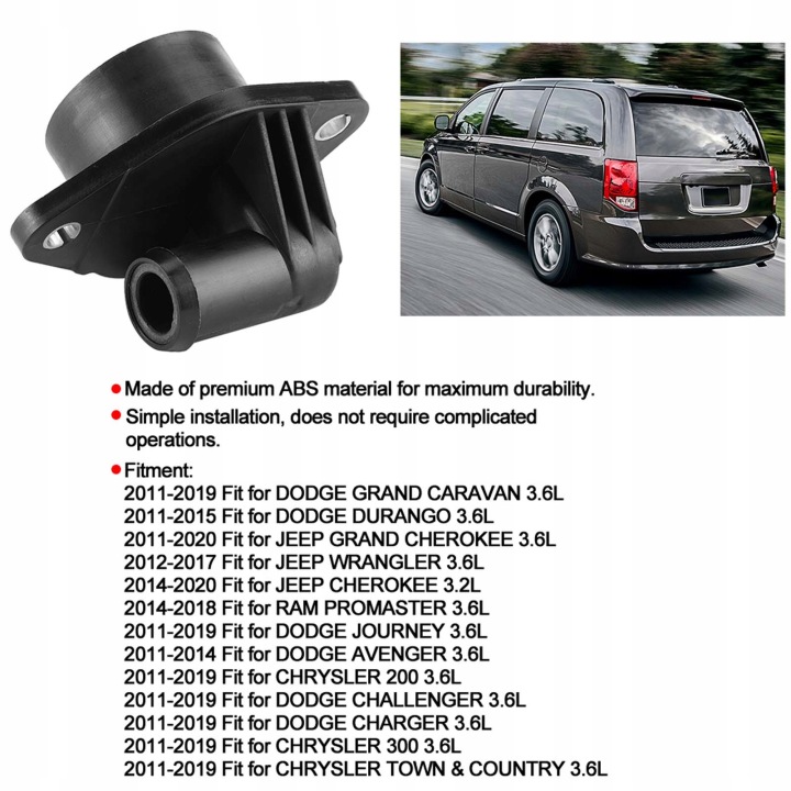 PCV POZYTYWNA SOUPAPE VENTILATION BIELLE 68083202AB DROITE VERS 4W