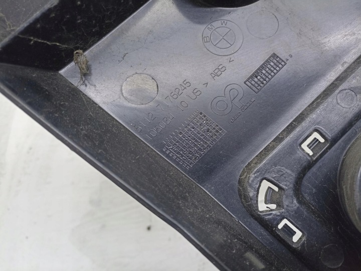 GAUCHE GLISSIÈRE ARRIÈRE PARE-CHOCS BMW X6 (E71, E72) 7176245 2.99L DIESEL 225KW