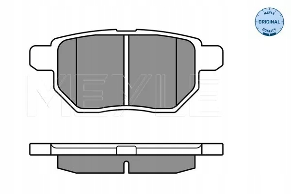 ZAPATAS HAM. TOYOTA T. YARIS 06-/AURIS 07-JAPAN/PRIUS 0252461015/W MEYLE 