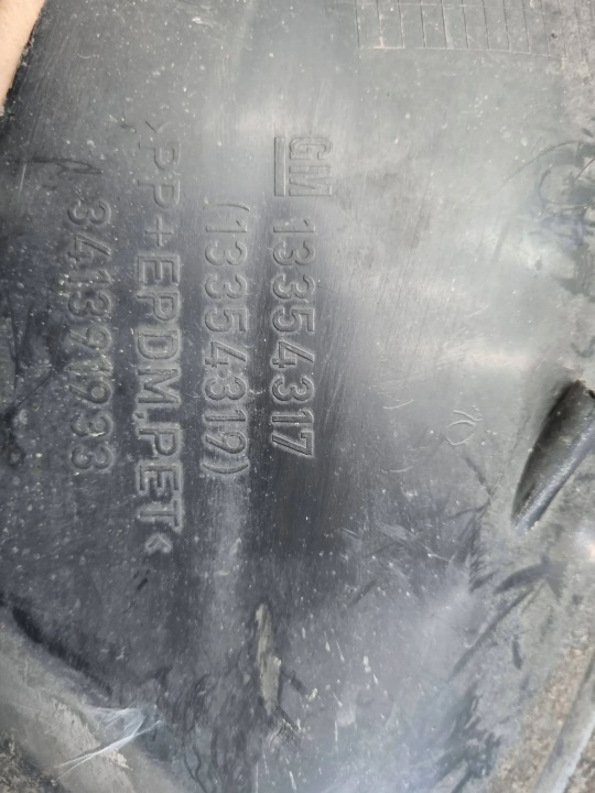 OPEL ASTRA J 2011 AVANT CÔTÉ DROITE BAGUETTES REVÊTEMENTS