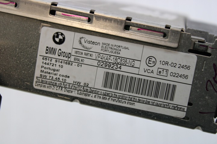 BMW E81 E87 RADIO BUSINESS CD 9141682