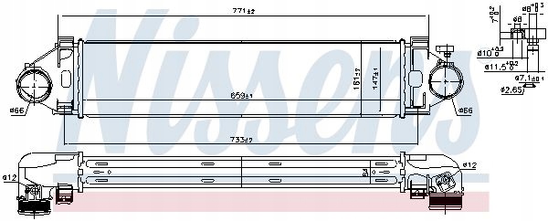 RADIATOR AIR INTERCOOLER 961501 NISSENS photo 6 - milautoparts-fr.ukrlive.com