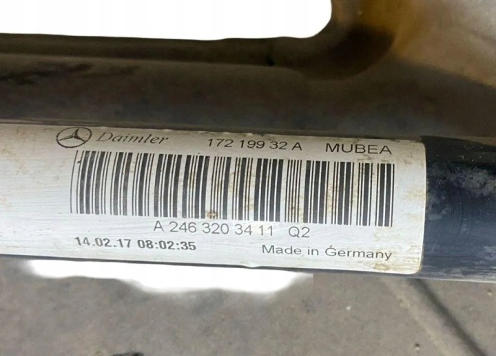 MERCEDES-BENZ B W246 W242 2013 CHÂSSIS AUXILIAIRE AVANT