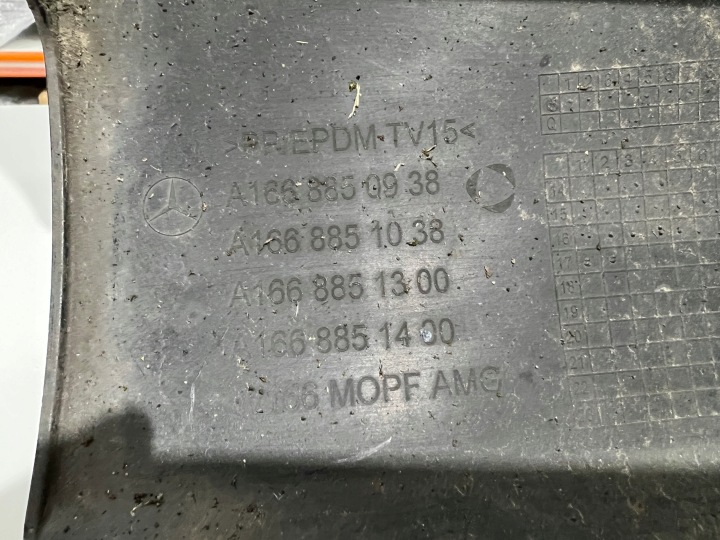 PARE-CHOCS ARRIÈRE MERCEDES GLE A166 6.3 AMG