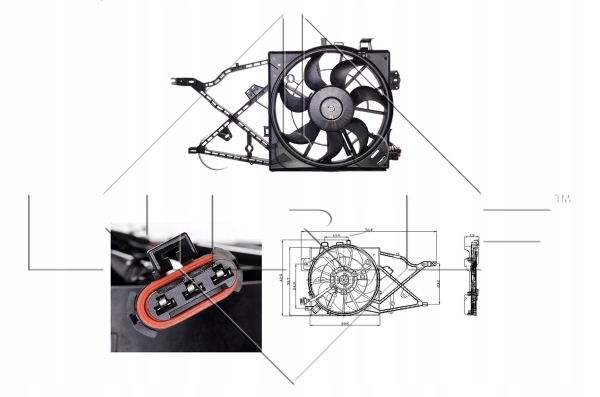 VENTILATEUR CHLOD. NRF 47014 VENTILATEUR REFROIDISSEMENT MOTEUR