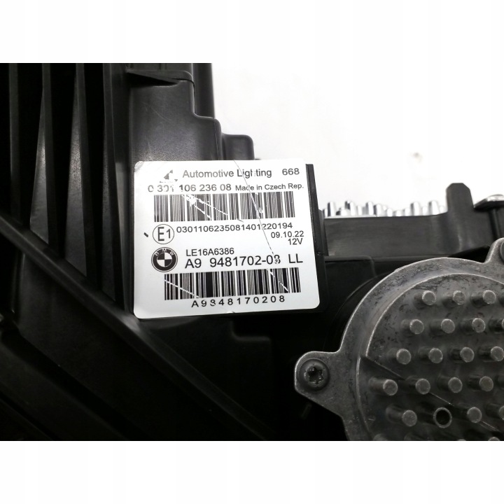 BMW 3 SERIES (G20) KIT PHARES 9481701