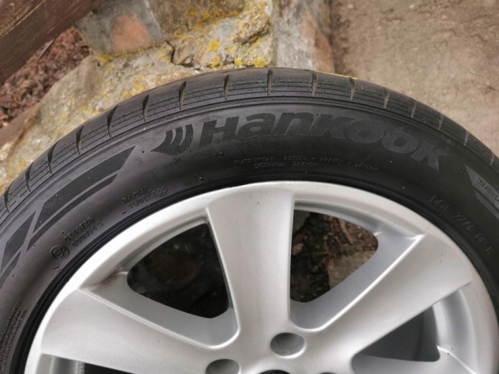 JANTES ALU17' BORBET 46787 CN 5X120 ET 35 PNEUS HANKOOK VENTUS V12 E ENSEMBLE