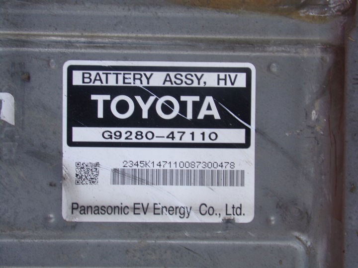 PRIUS II 1.5 B 09R 77KM 1NZ-FXE BATTERIE BATTERIE G9280-47110