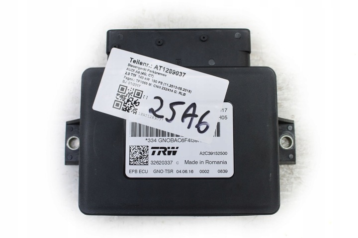 AUDI A6 A7 MODULE CONTRÔLEUR FREINS EPB 4H0907801L 4H0907801A 4H0907801F VAPEUR