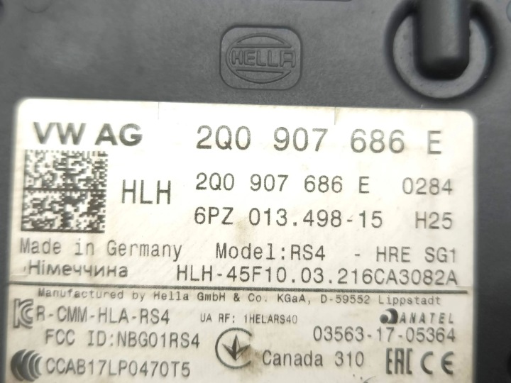 VOLKSWAGEN ID.3 2021 MODULE MORT ZONES
