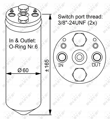 DESHUMECTADOR NRF 33125 