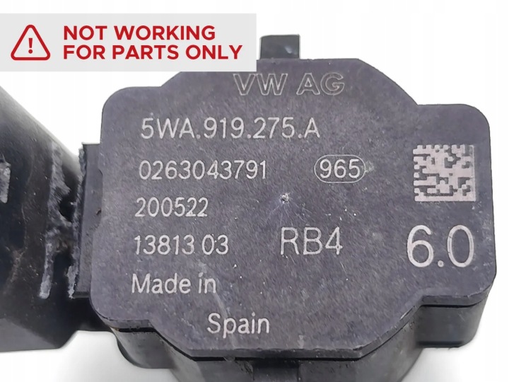 VW ID.3 CAPTEUR STATIONNEMENT PDC 2020 BERLINE COMPACTE 4/5DR 5WA919275A 0263043791