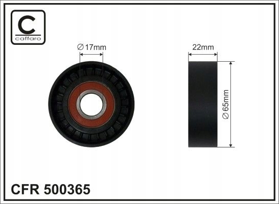 500365 ROLLO TENSOR CORREA KLINOWEGO 500365 CAFFARO 